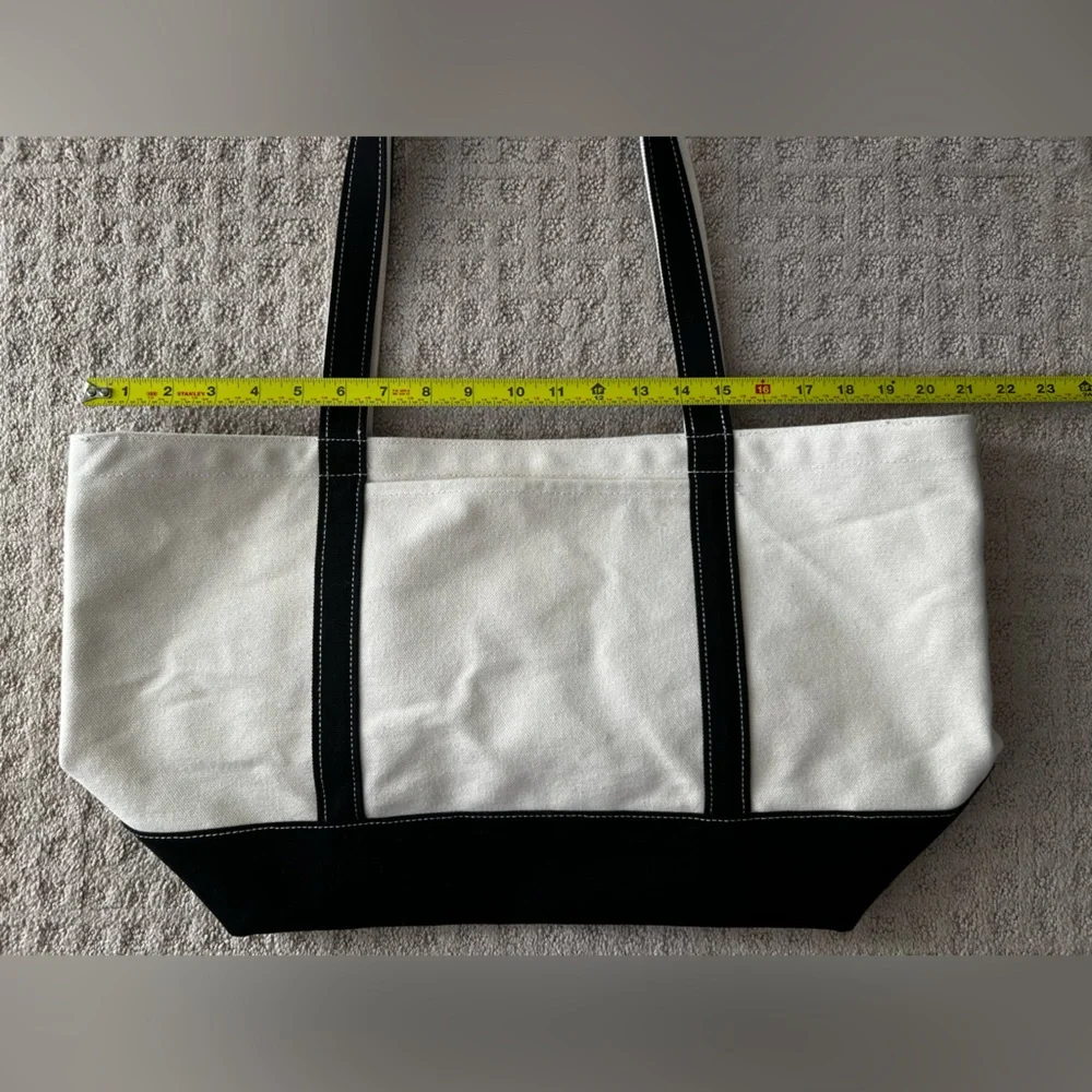 Baggu Medium Black Boat Tote - Picture 5 of 5